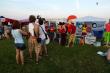 Dobrovoľníci Priateľov Zeme - SPZ informujú účastníkov festivalu ohľadom triedeného zberu, kompostovania, čiernych skládok a rie