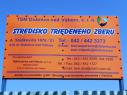 Informačná tabuľa pri vstupe do Strediska triedeného zberu